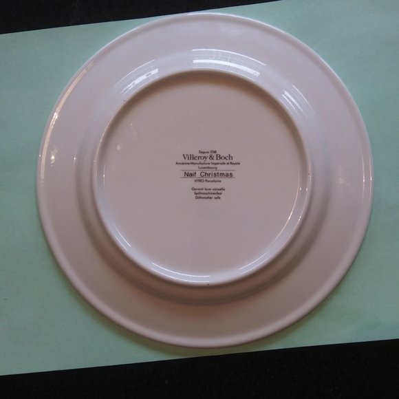 villeroy and boch naif christmas plate - Picture 8 of 9